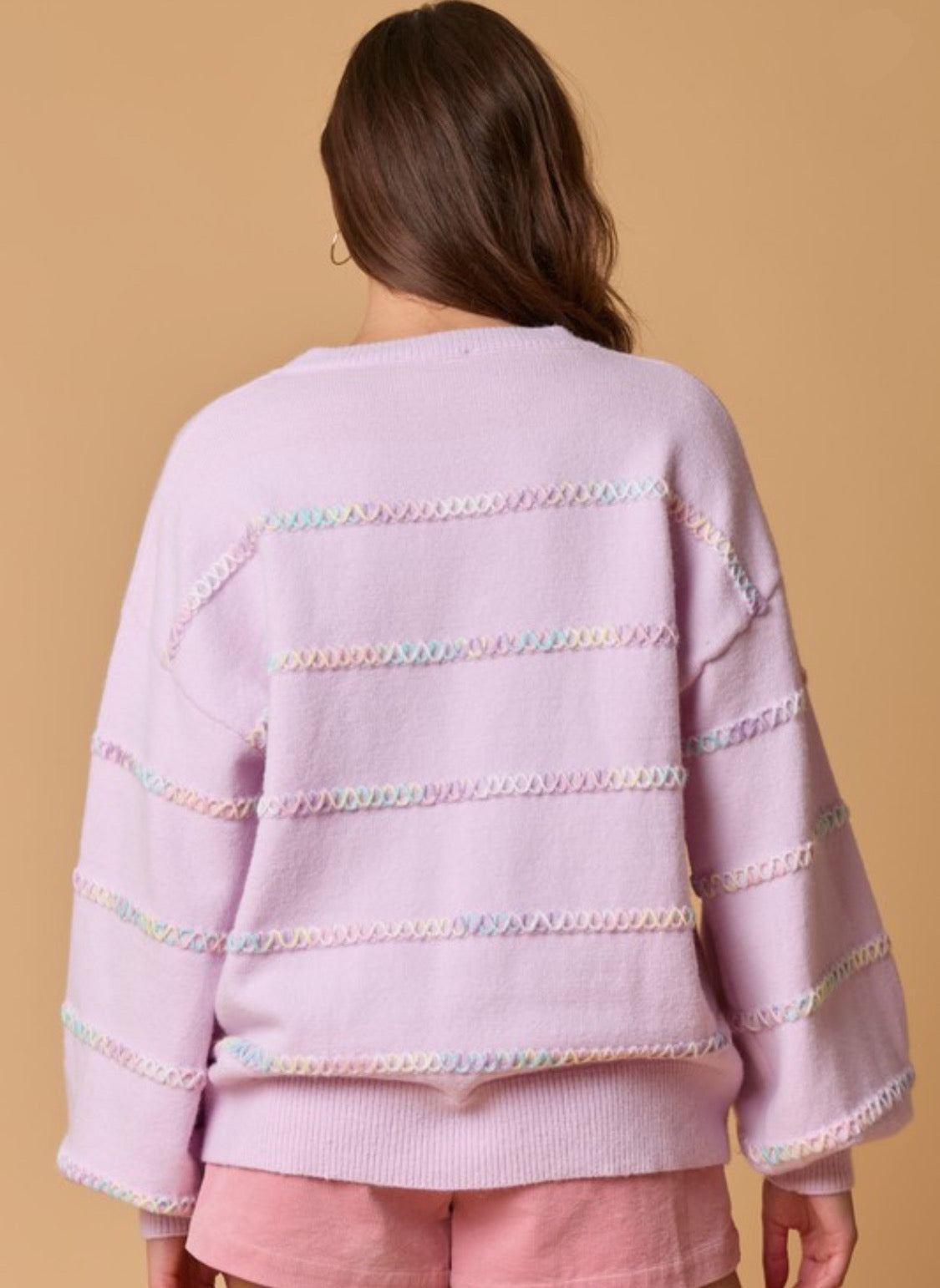 Pastel Stitch Sweater