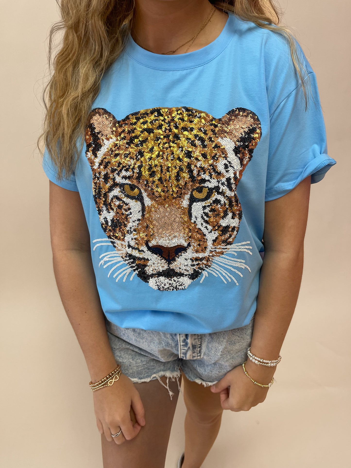 Jaguar Sequin Tee