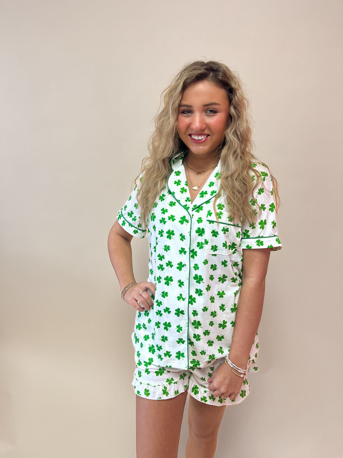 Clover Pajama Set